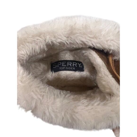 Sperry Elayna Slipper Suede Faux Fur Comfortable Rubber sole women's 6 - Picture 6 of 7